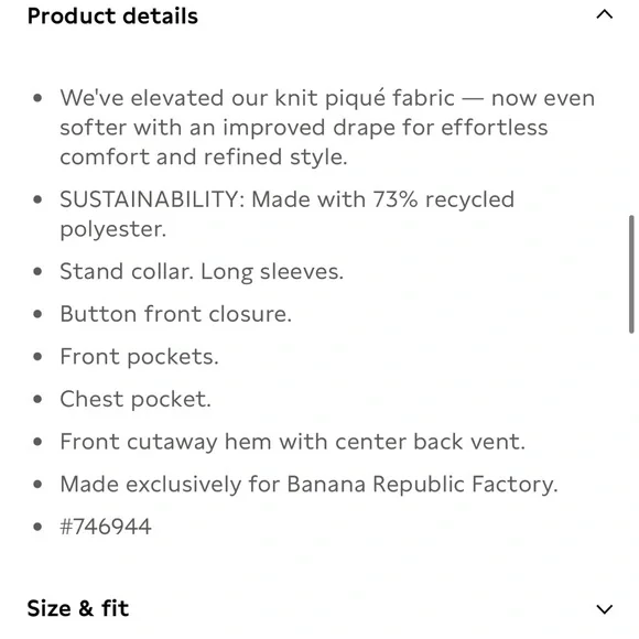 Banana Republic Women's Navy Band-Collar Blazer - Picture 6 of 7